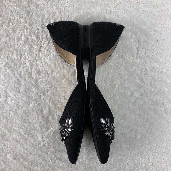 Simply Vera Vera Wang Women's Black Faux Suede Flats Size 8.5 - Picture 5 of 8